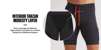 Distance Half Tight in Black