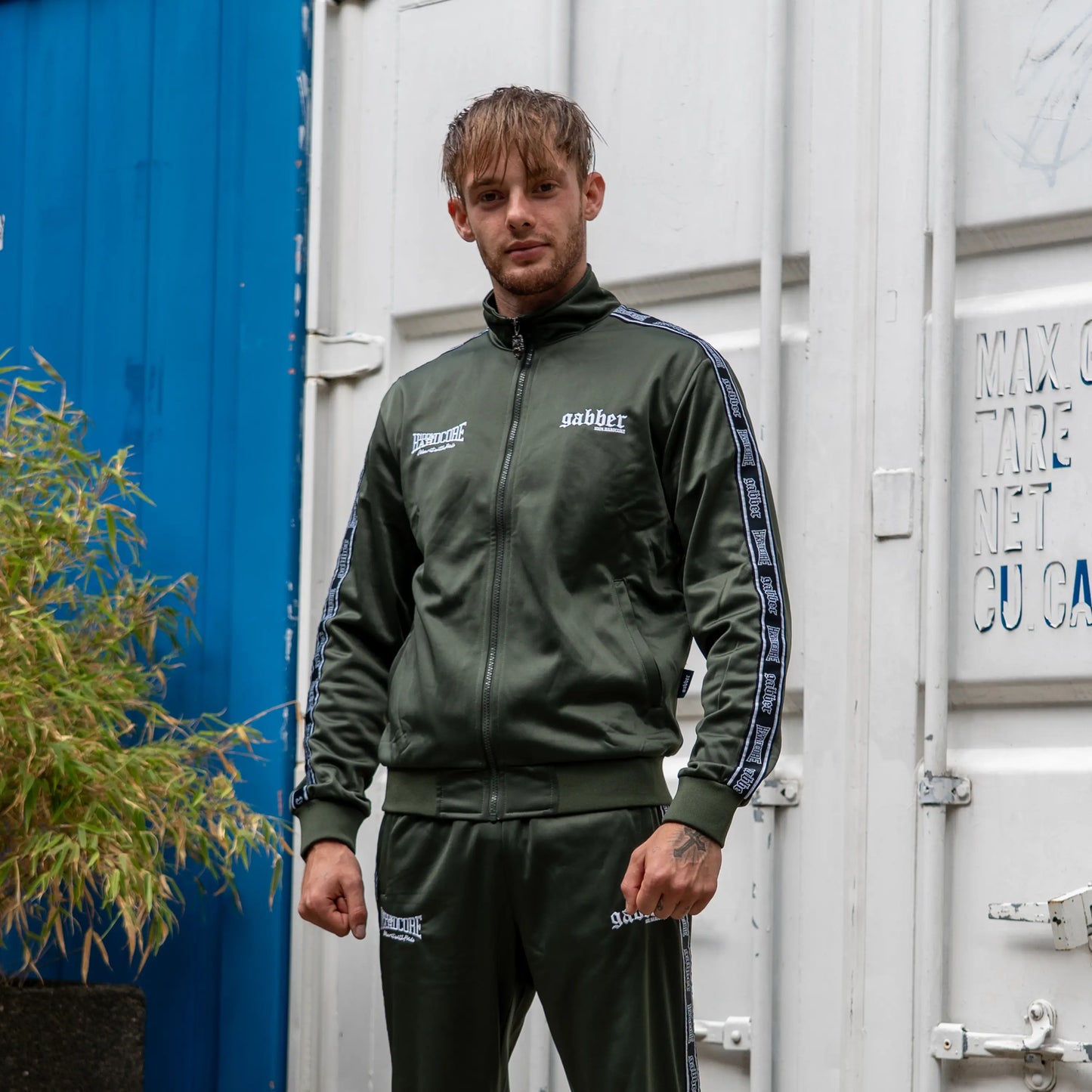 Gabber Trainingsuit Army Green
