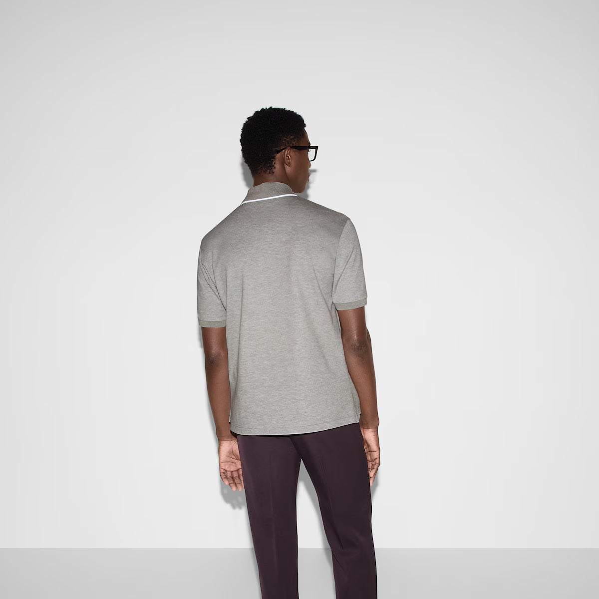 Cotton piquet polo shirt