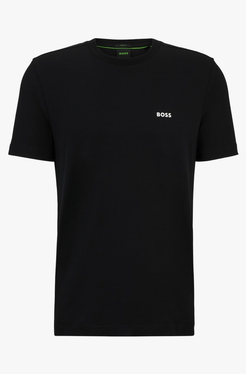 BOSS T-Shirt mit Logo-Print – Schwarz